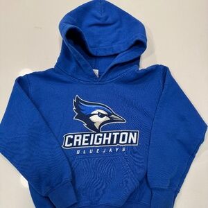Creighton Blue jays youth S(6) hoodie